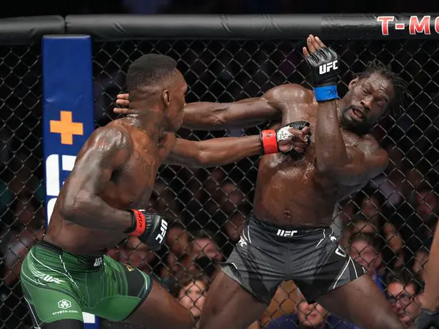 Breaking: Jubilation as Israel Adesanya Defeats Jarred Cannonier to Retain UFC Middleweight Title.
