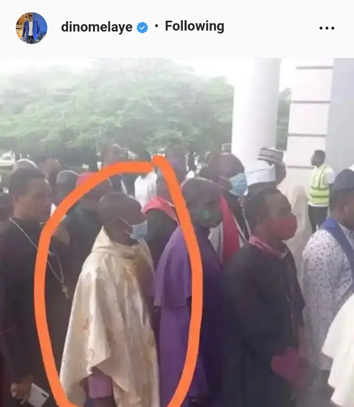 Dino Melaye Reacts To Bishops Crowding In Shettima Unveiling - Screenshots