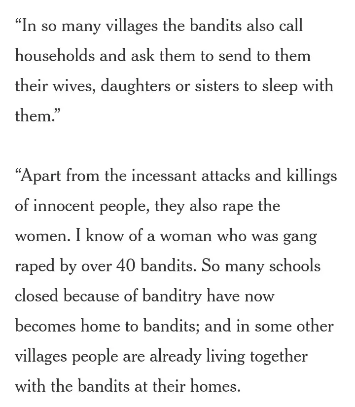 How Bandits and Terrorists Compell Villagers To Bring Their Wives and Their Children So They Can Sleep With Them - Dr. Bashir Kurfi