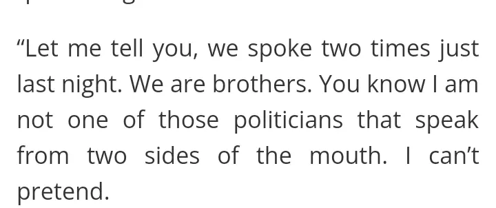 I Am Not One Of Those Politicians That Speaks From 2 Sides of The Mouth - Soludo