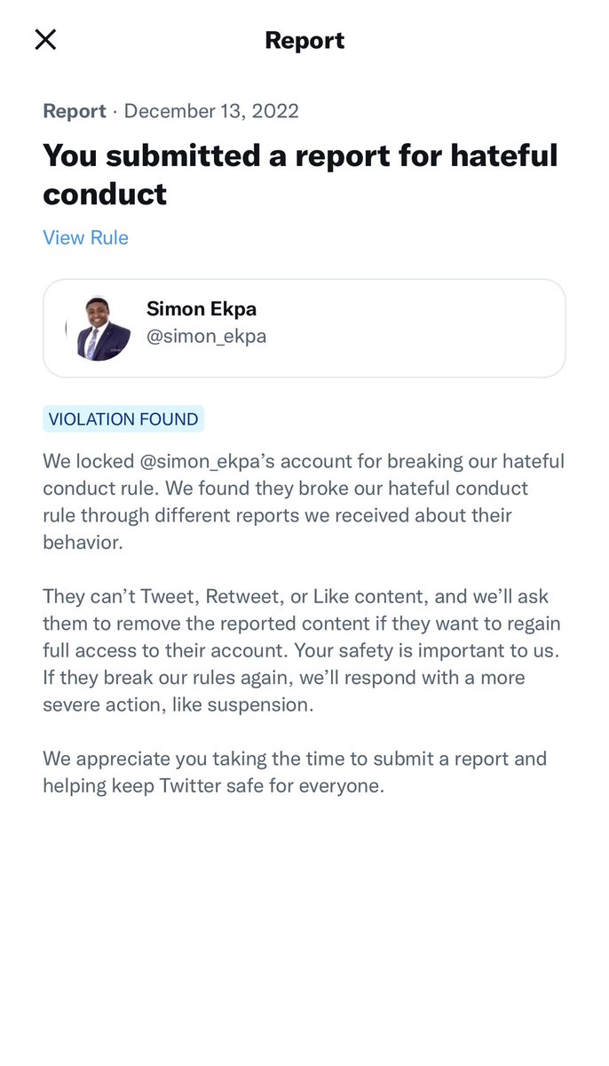 JUST IN: Twitter Locks Simon Ekpa’s Twitter Account - Gives Reason