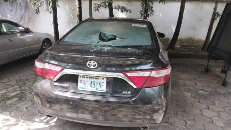 BREAKING: Gunmen Attack PDP Campaign Chairman’s Maebe Residence. [PHOTOS]
