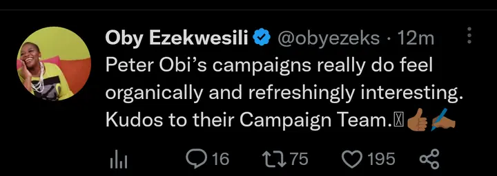 Oby Ezekwesili Breaks Silence on Peter Obi Rally.