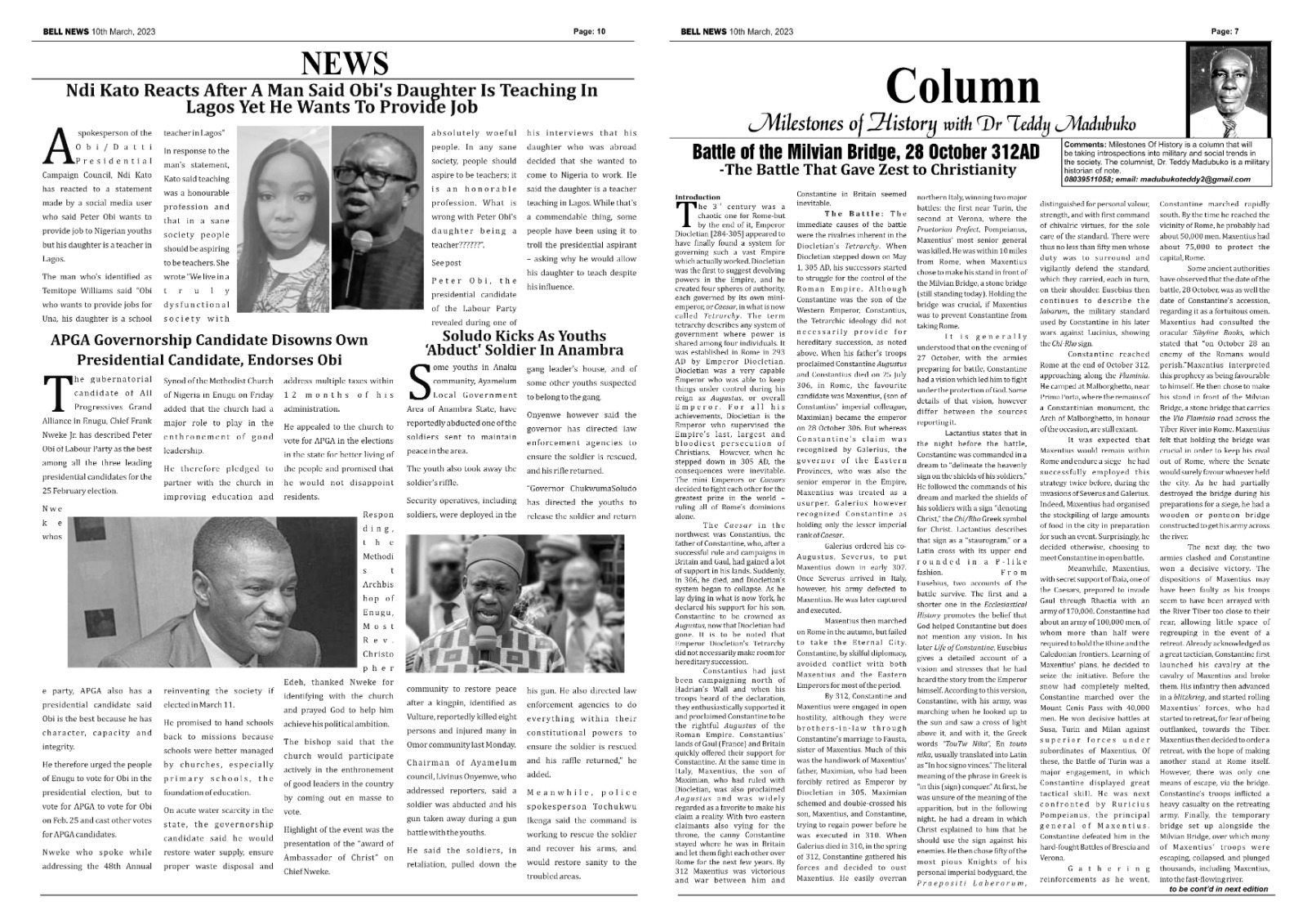 Latest Edition Of Bellnewspaper Out Now Grab Your Or Read Below