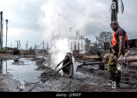 Tragedy Strikes as Illegal Refinery Explosion Claims 25 Lives in Rivers State