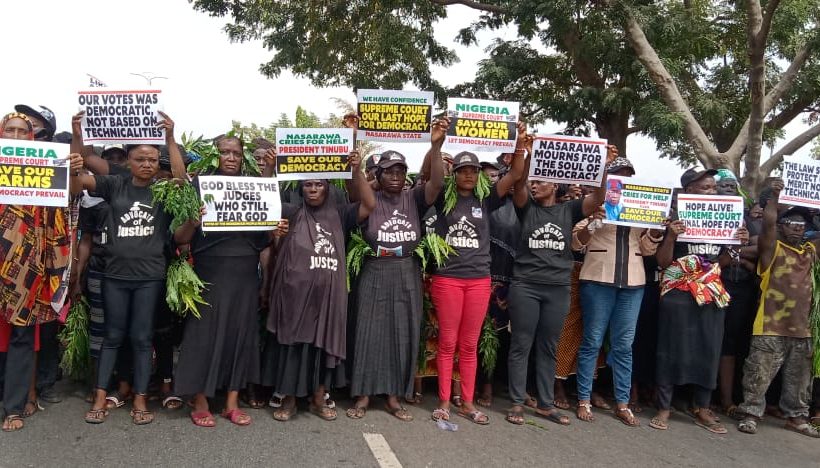 Persistent Protests in Nasarawa State as Women Demand Justice in Governorship Election Dispute