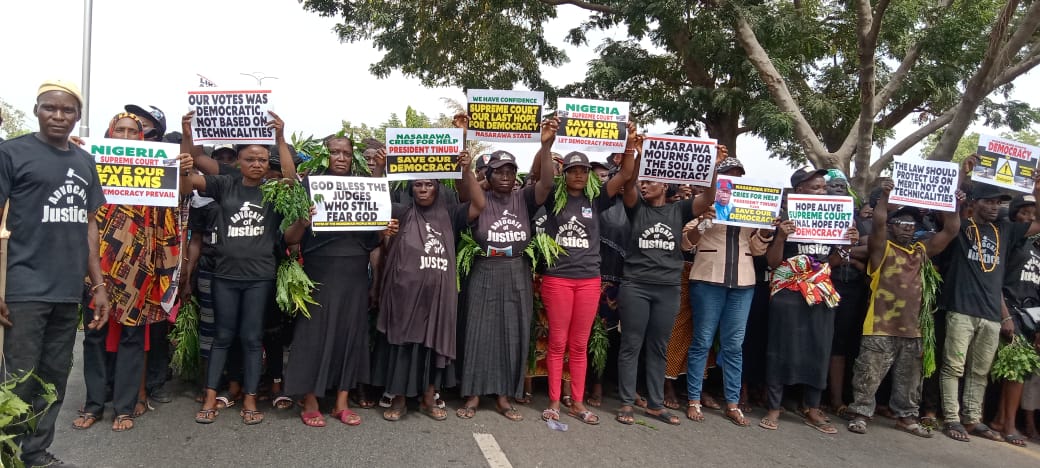Persistent Protests in Nasarawa State as Women Demand Justice in Governorship Election Dispute