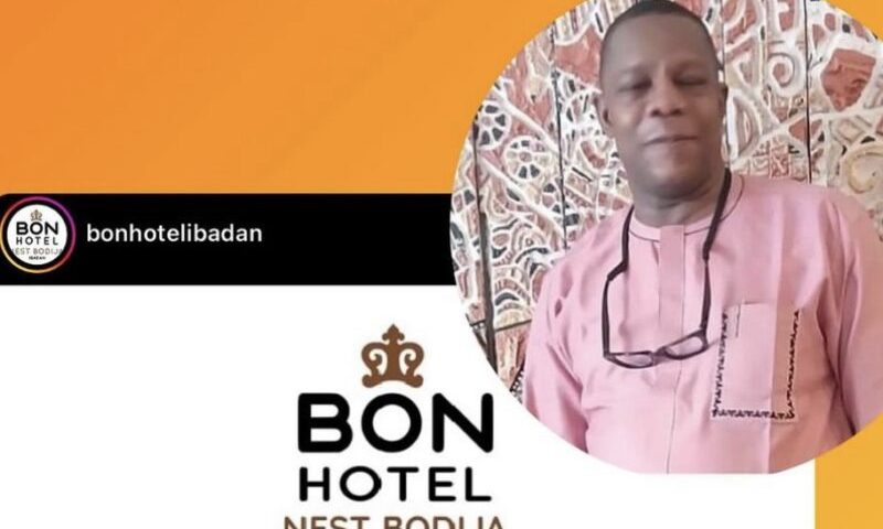 Manager of BON Hotel Nest, Ibadan, Dies Following Explosion