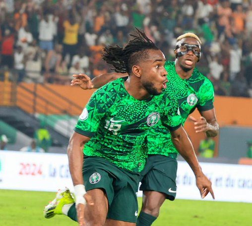 Super Eagles Secure 2-0 Victory Over Indomitable Lions, Advance to AFCON Quarterfinals Against Angola