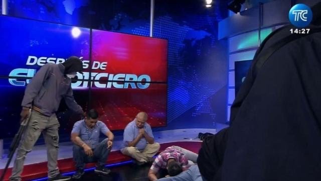 Gunmen Storm Ecuador TV Studio During Live Broadcast