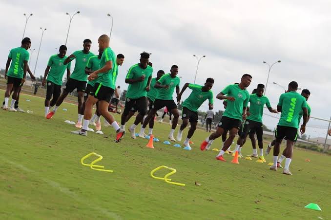 Super Eagles Resume Training for 2023 AFCON Round of 16 Clash with Cameroon