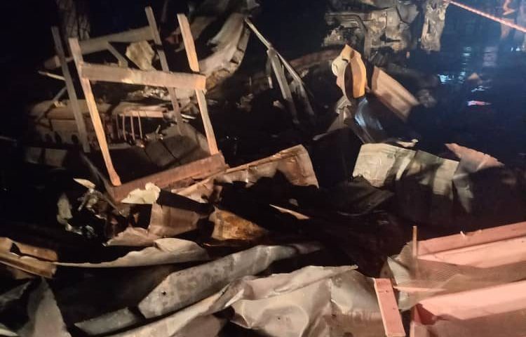 Gas explosion razes 18 shops in Lagos