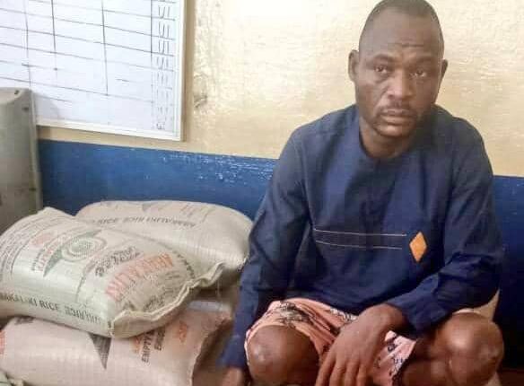 Enugu Police Apprehend 45-Year-Old Man for Theft of 18 Bags of Rice