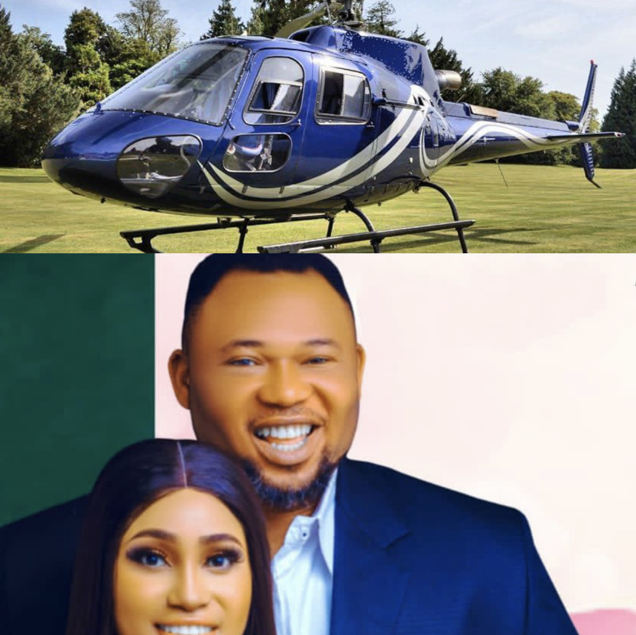 *NO HELICOPTER IS TOO* *BIG TO FLY MY* *WIFE IN* .        *Prophet* *Ejike Nwachukwu.*